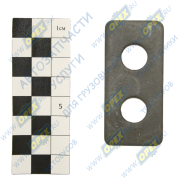 Шайба С/И прямоугольная L=64х6 2отв.ф13